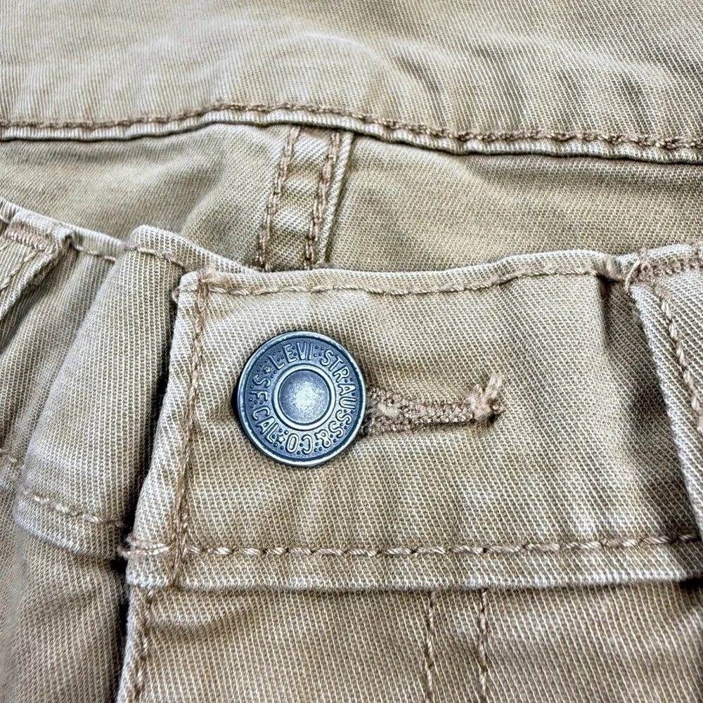 Levis 514 Straight Fit Pants Men 33x30 Tan Khaki Cotton Casual Workwear Trousers